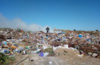В Николаевской области за сутки дважды тушили пожар на мусорных свалках