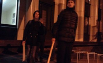 В Днепропетровске «Правый сектор» провел антироссийский митинг