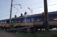 ​На Днепропетровщине загорелся вагон поезда (ФОТО, ВИДЕО)