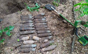 В Днепропетровской области обнаружили 26 артиллерийских снарядов 