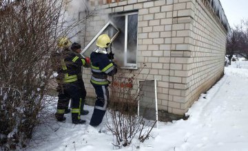 В Петриковском районе горел одноэтажный жилой дом