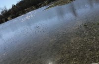 В кадре: весеннее половодье на реке Орель (ФОТО)