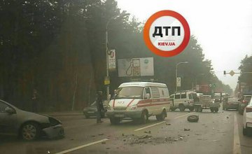 Под Киевом произошло серьезное ДТП с пострадавшими (ФОТО)