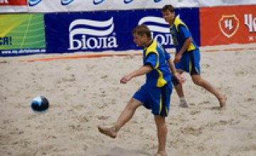 Днепропетровский «Выбор» занял 4-е место на чемпионате Украине по пляжному футболу