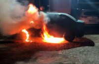 В Кривом Роге спасатели за 4 минуты потушили горящий автомобиль (ФОТО)