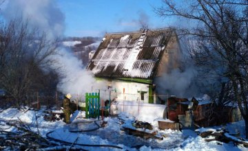 В Синельниковском районе во время пожара погиб мужчина