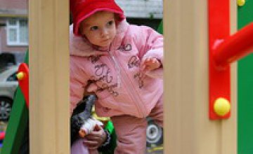 20 октября в Днепропетровске появились 4 новые детские площадки