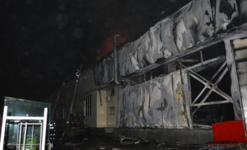 В Днепре произошел масштабный пожар в производственном цеху (ФОТО, ВИДЕО)