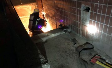 В Каменском горел подвал 10-этажного жилого  дома (ФОТО)