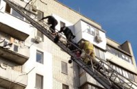 В Одессе спасли ребенка во время пожара в многоэтажном доме