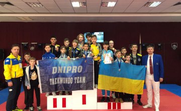 Тхеквондисты из Днепра завоевали 15 медалей на международном турнире