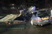 В результате ДТП в Кривом Роге загорелся BMW: есть пострадавшие (ФОТО)