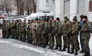 На Восток Украины направилась очередная смена днепропетровских правоохранителей (ФОТО)