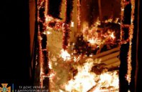 На Днепропетровщине ночью загорелся жилой дом: в следствии пожара погиб мужчина (ФОТО)