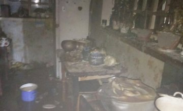 На Днепропетровщине при пожаре в жилом  доме едва не погибла 58-летняя женщина