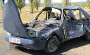 ДТП на трассе Днепропетровск-Николаев: столкновение двух автомобилей ЗАЗ привело к гибели 1 водителя (ФОТО)