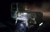 На Днепропетровщине сгорел грузовик (ФОТО)
