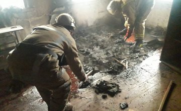 На Днепропетровщине во время пожара в частном доме погиб мужчина 