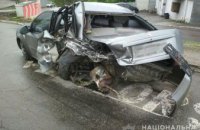 В Харькове мужчина совершил двойное ДТП на угнанном авто: есть пострадавшие