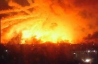В Харьковской области горят военные склады: из ближайших пунктов проводится эвакуация населения (ВИДЕО)