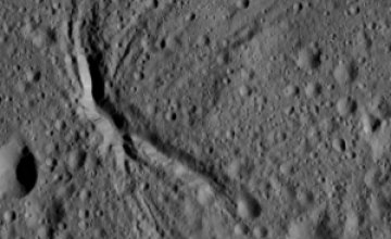 NASA опубликовало снимок загадочного кратера на Церере