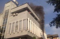 Fire on TV channel «Inter»: rescuers confirm arson