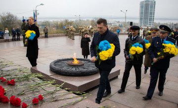 Днепр отмечает 75-ю годовщину освобождения Украины от фашистских захватчиков