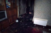 На Днепропетровщине в результате пожара в квартире погибли двое маленьких детей
