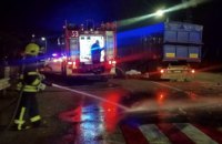 В Петриковском районе спасатели вытащили водителя из искорёженного авто