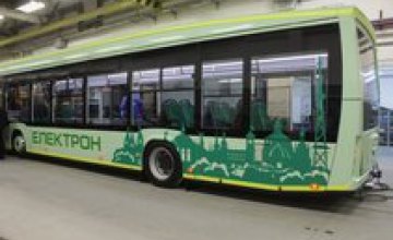 Во Львове презентовали первый в Украине электробус