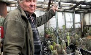 67-летний пенсионер из Одессы вырастил сад из 7 тыс кактусов