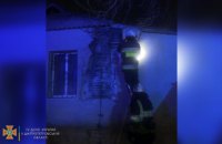 Ночью в Желтых Водах из-за электропроводки случился пожар в частном доме