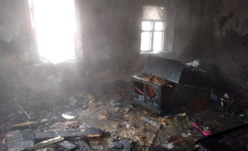 В Новокодацком районе Днепра сгорел одноэтажный дом