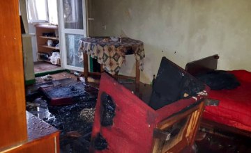 В Днепропетровской области произошел пожар: пострадал 42-летний владелец квартиры 