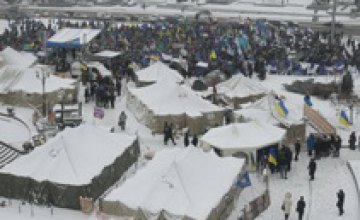Милиция ликвидировала палаточный городок на Майдане