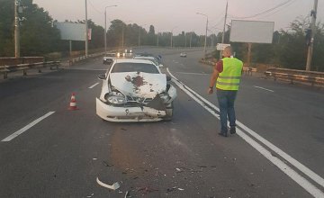 ​В Днепре на Южном мосту произошло ДТП: столкнулись Chery и BMW