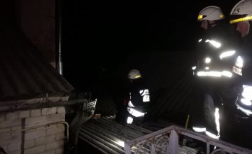 В Синельниковском районе горел частный дом 