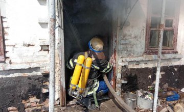 На Днепропетровщине спасатели час боролись с пожаром в жилом доме