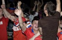 После матча Россия — Испания в Москве милиция задержала 220 человек