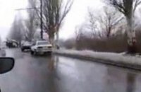 В Днепропетровской области 40 км трассы превратились в каток