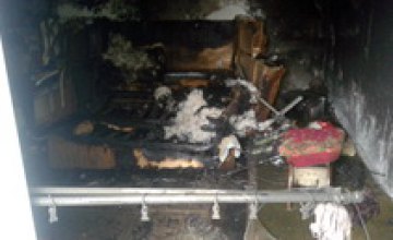 В Криворожском районе во время пожара в частном доме погиб мужчина
