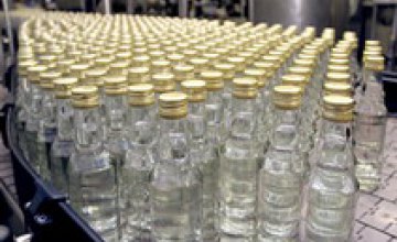 Производство водки в Украине упало на 14% 