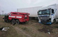 В Черниговской области из-за гололеда 4 машины вылетели в кювет (ФОТО)
